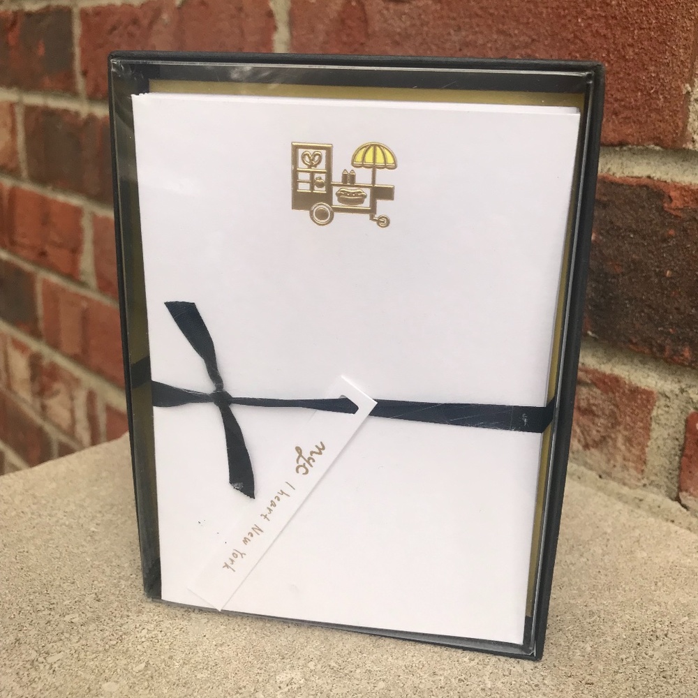 Papyrus Engraved I Heart New York Notecard Set